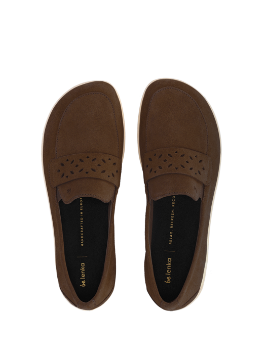 Mocasini barefoot BE LENKA Bianca - Maro ciocolatiu [7]