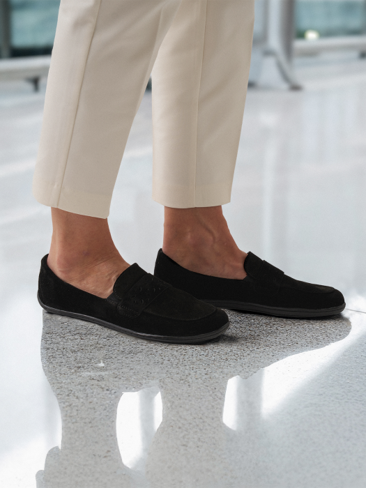 Mocasini barefoot BE LENKA Bianca - Negru [9]