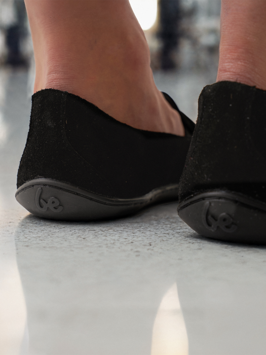 Mocasini barefoot BE LENKA Bianca - Negru [10]