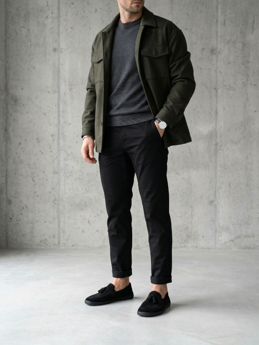 Mocasini barefoot BE LENKA Portsiders - Negru [8]