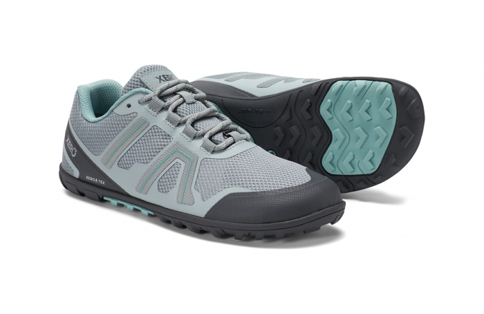 Pantofi barefoot drumeție XERO SHOES Mesa Trail WP Femei - Ceață [2]