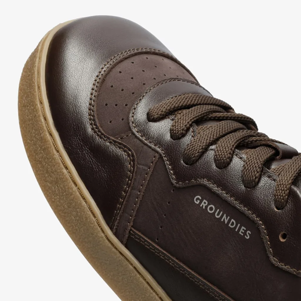 Pantofi barefoot GROUNDIES Nova Special - Maro Espresso [5]