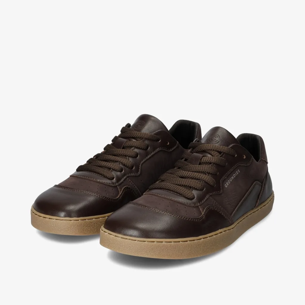 Pantofi barefoot GROUNDIES Nova Special - Maro Espresso [2]