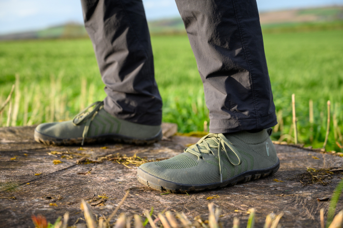 Pantofi sport barefoot FREET HOWGILL – Verde kaki [2]
