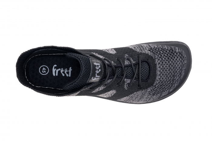 Pantofi sport barefoot FREET SWALE –Negru & gri [7]