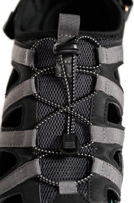 Sandale sport barefoot FREET ZENNOR – Negru & gri [5]