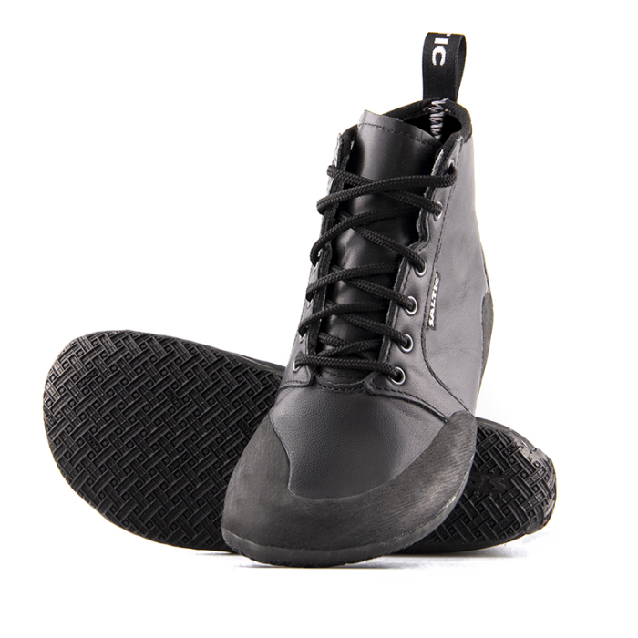 Pantofii barefoot SALTIC Outdoor High - Negru [2]