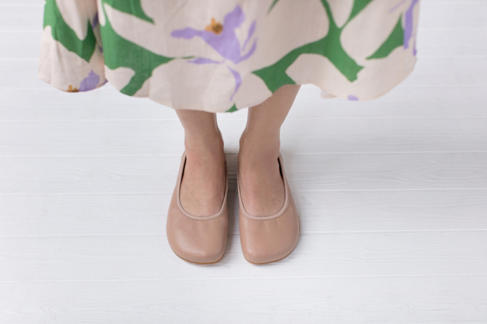 Balerini barefoot SHAPEN TULIP 3.0 - Bej  (wide/lat) [4]