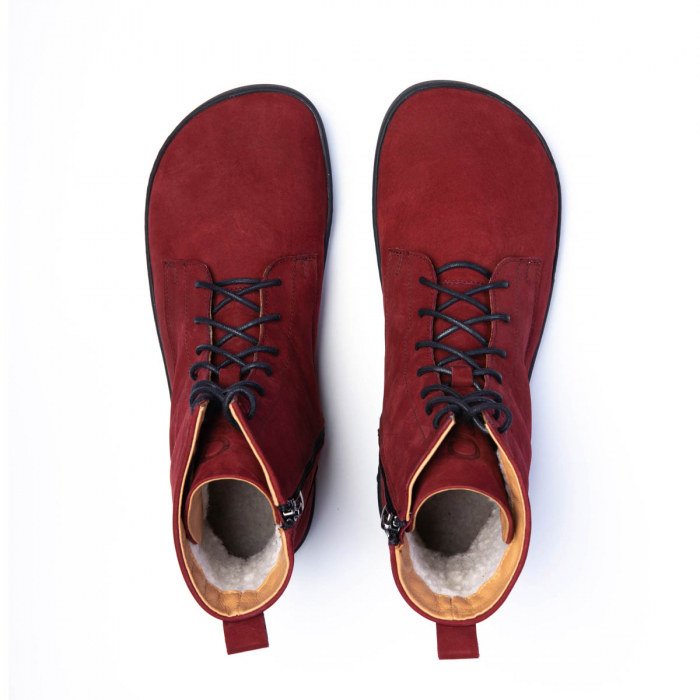Ghete barefoot SHAPEN COZY - Bordeaux [12]