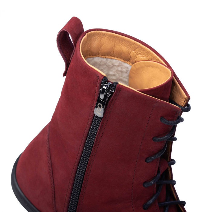 Ghete barefoot SHAPEN COZY - Bordeaux [9]