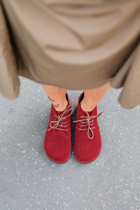Pantofi barefoot SHAPEN BERRY - Roșu Burgundy [6]