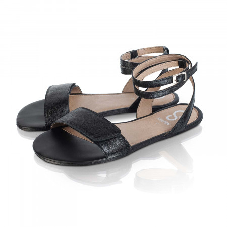 Sandale barefoot SHAPEN DAISY 2.0 - Negru texturat [2]