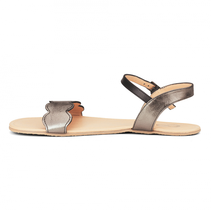 Sandale barefoot SHAPEN JASMINE - Negru metalic [6]
