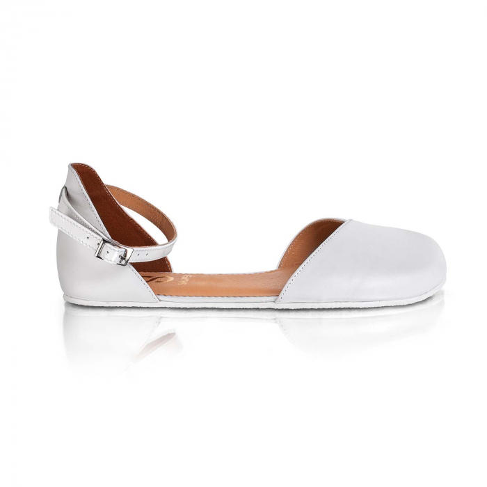 Sandale barefoot SHAPEN POPPY - Alb [13]