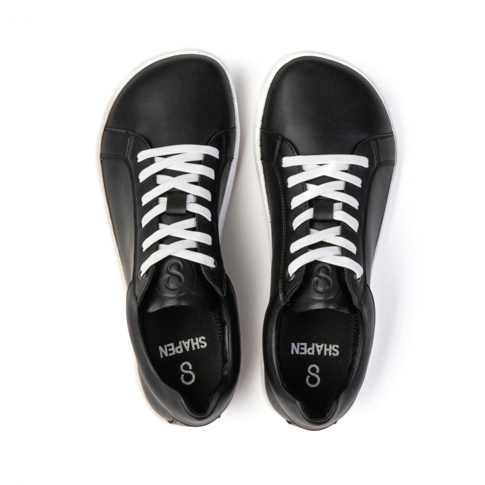 Sneakers barefoot SHAPEN Feelin Uni - Negru & Alb [9]