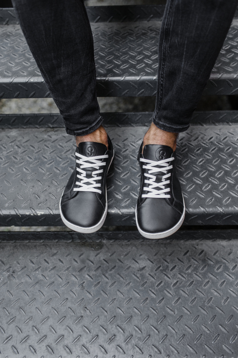 Sneakers barefoot SHAPEN Feelin Uni - Negru & Alb [8]