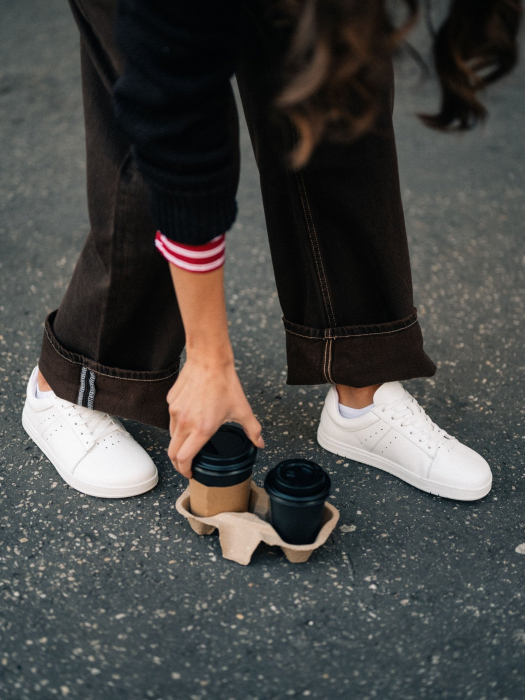 Sneakers barefoot BAREBARICS Enigma - Alb [10]