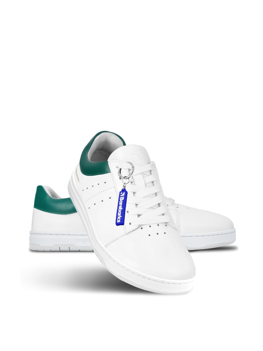 Sneakers barefoot BAREBARICS Enigma - Alb / Verde [12]