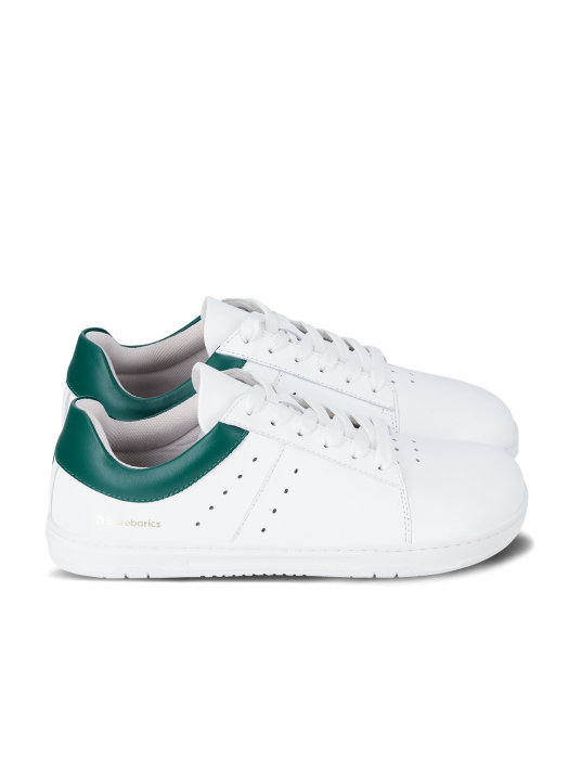 Sneakers barefoot BAREBARICS Enigma - Alb / Verde [9]