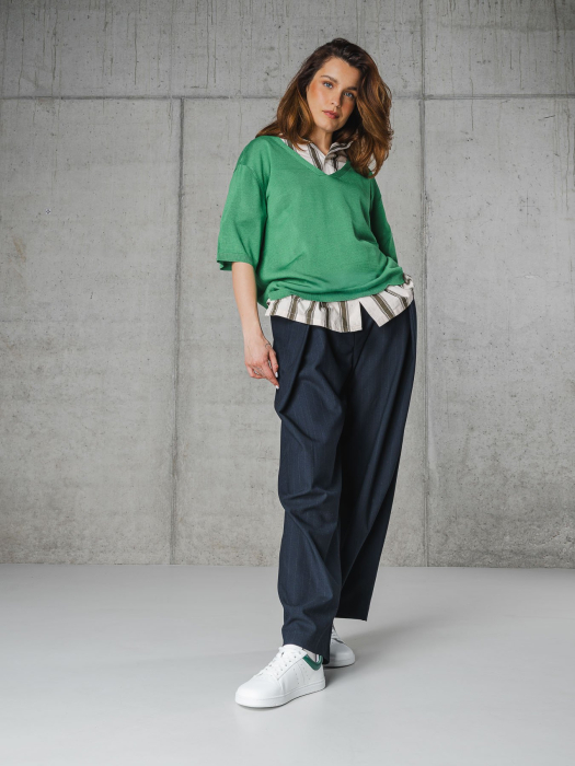 Sneakers barefoot BAREBARICS Enigma - Alb / Verde [4]