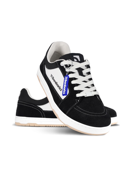 Sneakers barefoot BAREBARICS Legend - Negru & Alb [9]