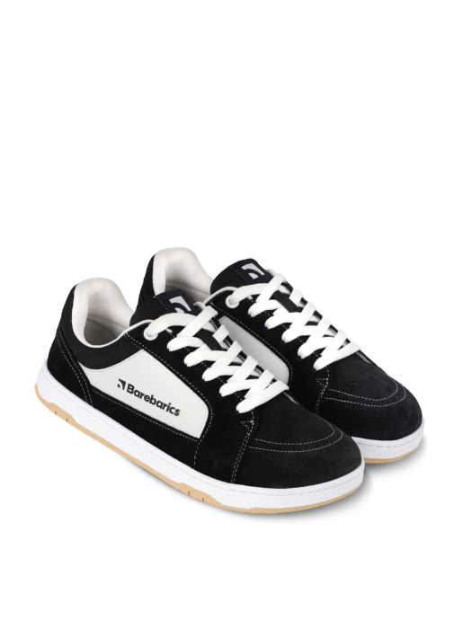 Sneakers barefoot BAREBARICS Legend - Negru & Alb [5]