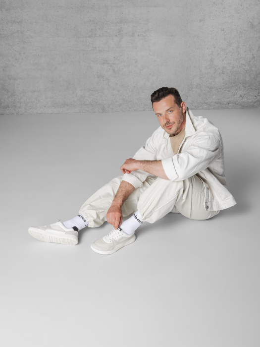 Sneakers barefoot BAREBARICS Zing Fresh - Alb & Bej [8]