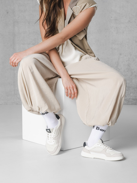 Sneakers barefoot BAREBARICS Zing Fresh - Alb & Bej [2]