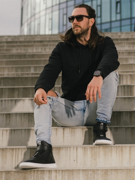 Sneakers barefoot BAREBARICS Zing High Top - Negru [2]