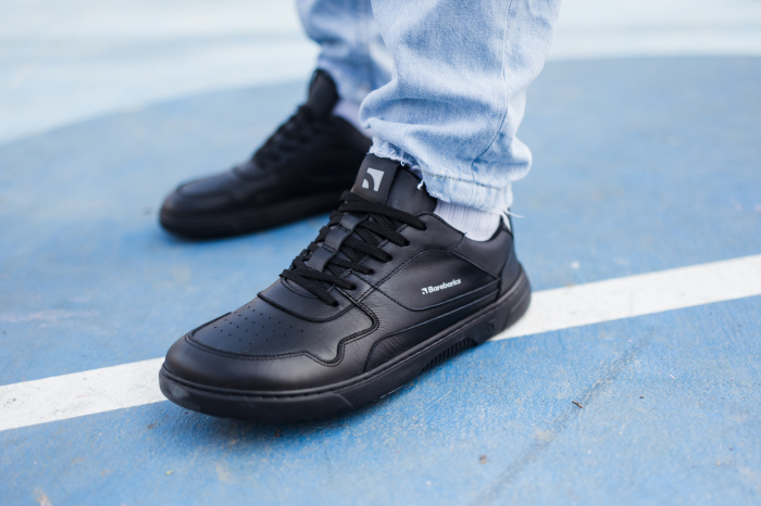 Sneakers barefoot BAREBARICS ZING - Negru - Piele [2]