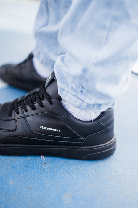Sneakers barefoot BAREBARICS ZING - Negru - Piele [6]