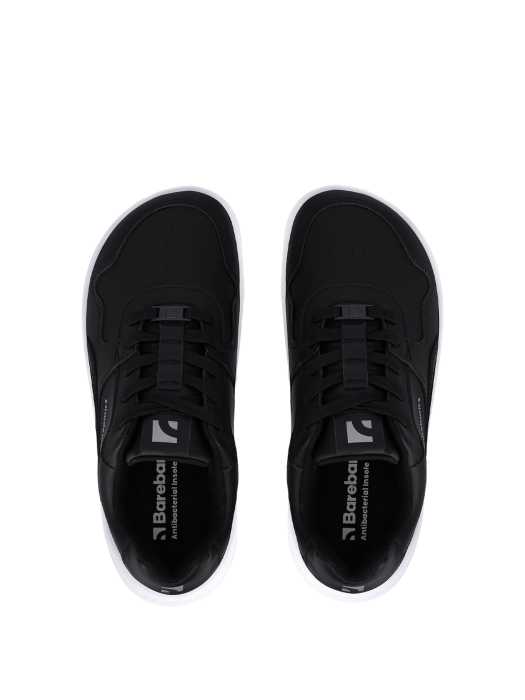 Sneakers barefoot BAREBARICS ZING - Negru & Alb - Piele [6]