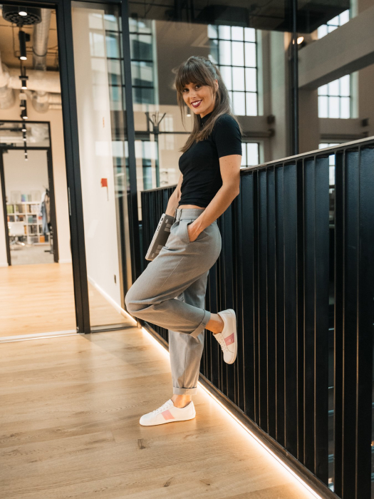 Sneakers barefoot BE LENKA Elite - Alb & Roz [12]