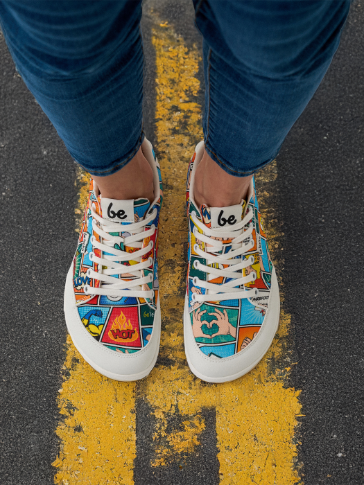 Sneakers barefoot BE LENKA Rebound - Comics [6]