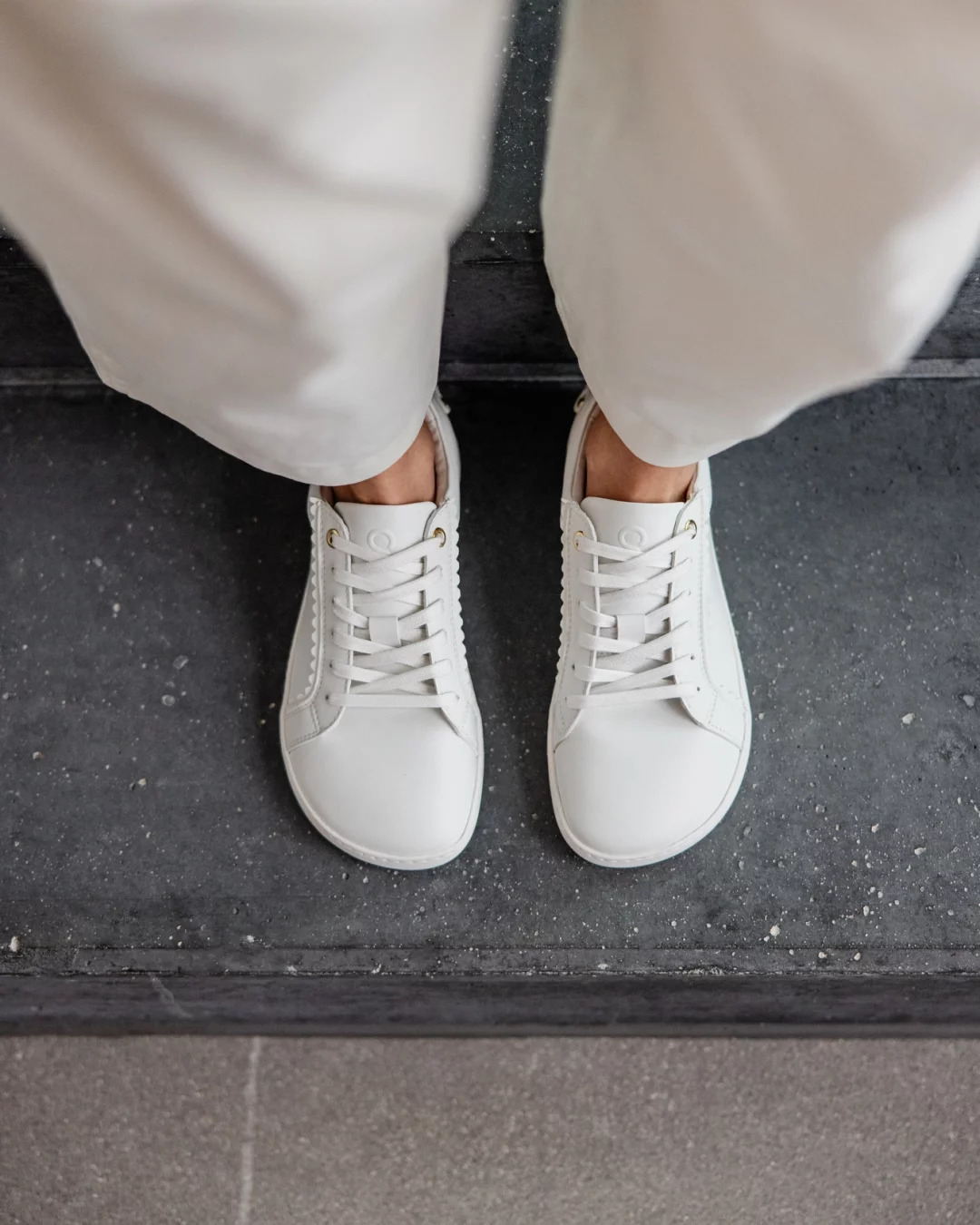 Sneakers Barefoot SHAPEN FEELIN CHIC Vegan - Alb [2]
