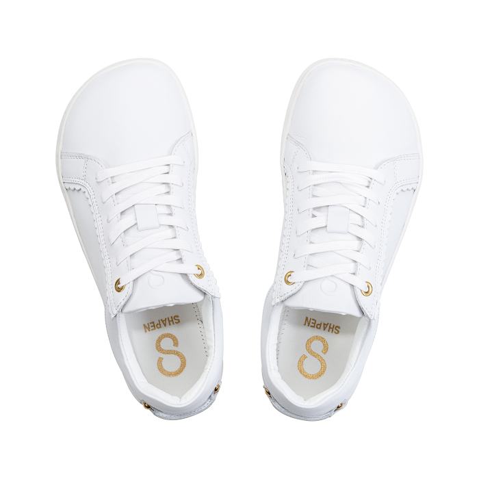 Sneakers Barefoot SHAPEN FEELIN CHIC Vegan - Alb [7]