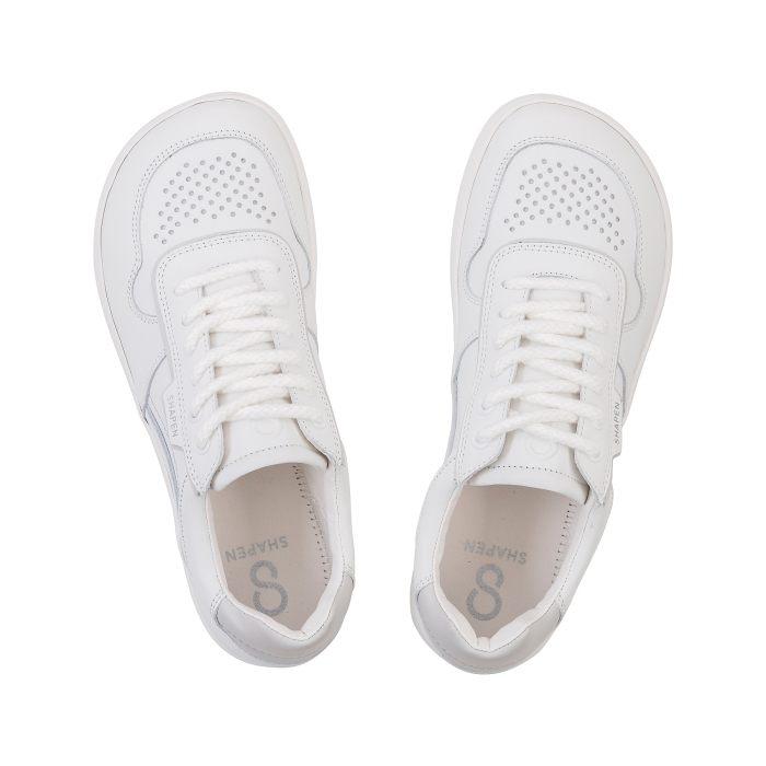 Sneakers barefoot SHAPEN Flowin - Alb & Gri [5]