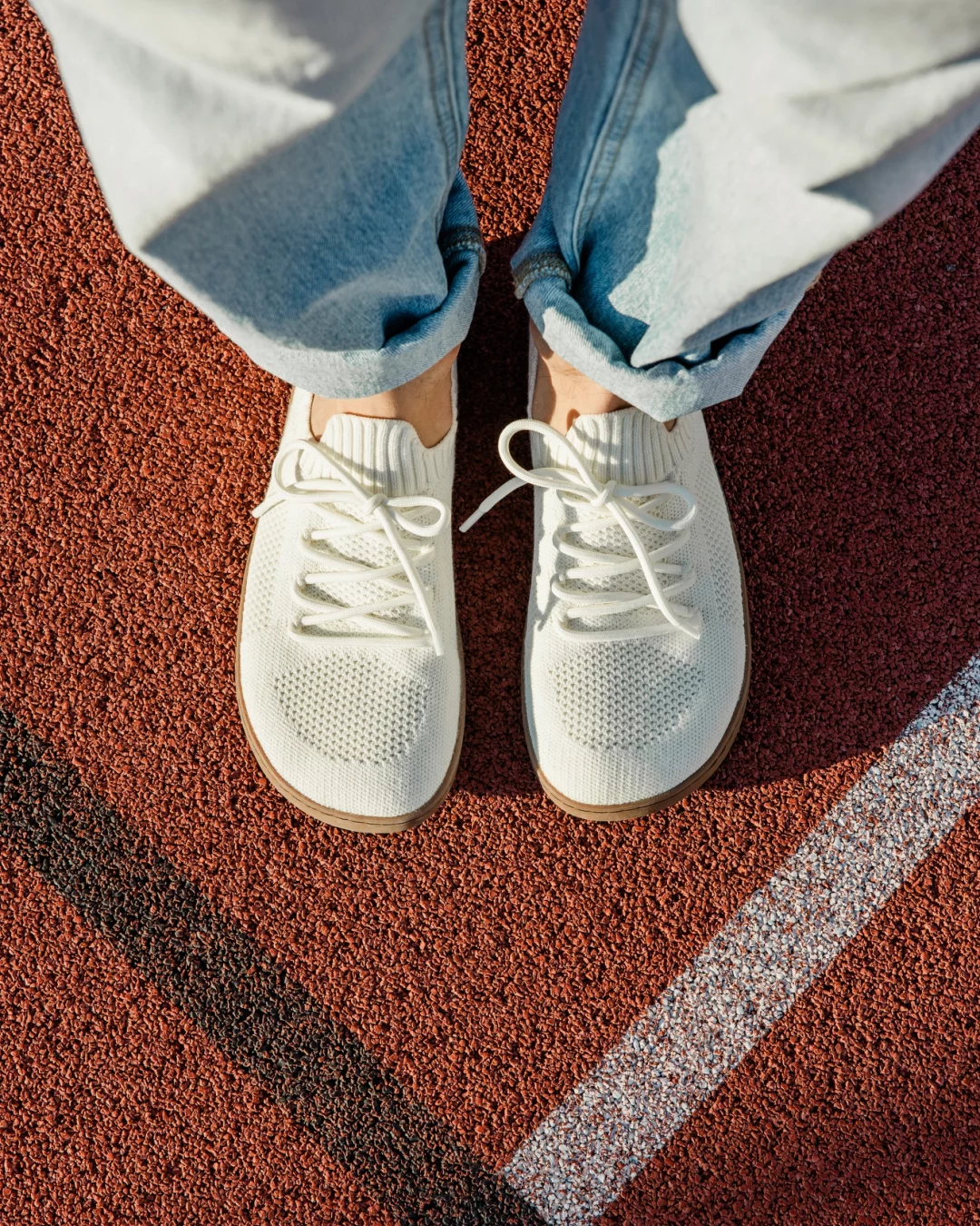 Sneakers barefoot SHAPEN Weavin Vegan - Alb [2]