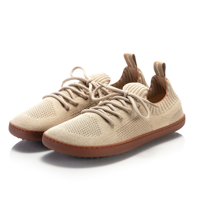 Sneakers barefoot SHAPEN Weavin Vegan - Bej [3]