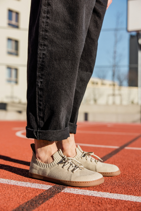 Sneakers barefoot SHAPEN Weavin Vegan - Bej [13]