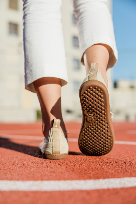 Sneakers barefoot SHAPEN Weavin Vegan - Bej [10]