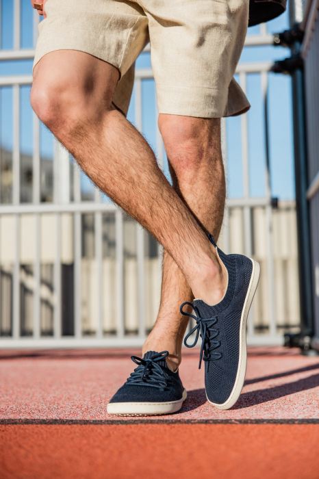 Sneakers barefoot SHAPEN Weavin Vegan - Indigo [4]