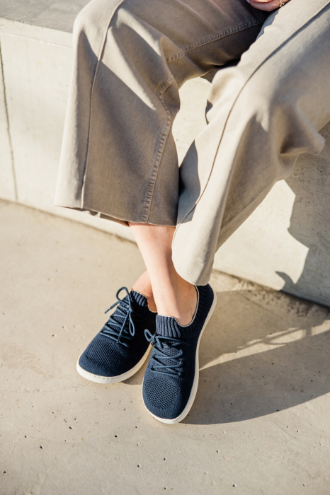 Sneakers barefoot SHAPEN Weavin Vegan - Indigo [14]