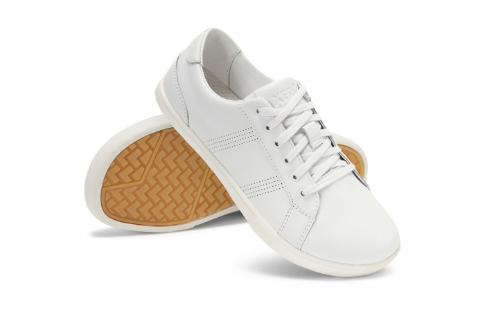 Sneakers barefoot XERO SHOES DILLON LEATHER Femei - Alb [7]