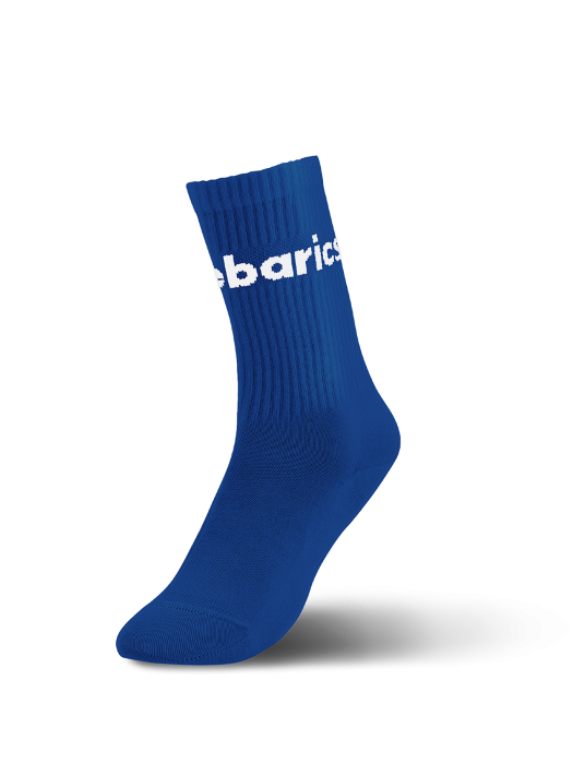 Șosete barefoot BAREBARICS Crew Big logo - Albastru cobalt [1]