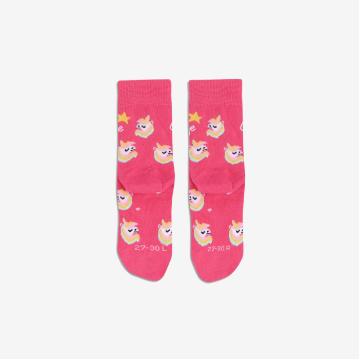 Șosete barefoot copii BE LENKA Crew Unicorni - Roz [4]