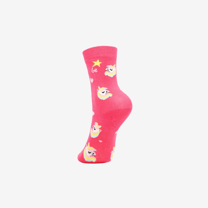 Șosete barefoot copii BE LENKA Crew Unicorni - Roz [3]