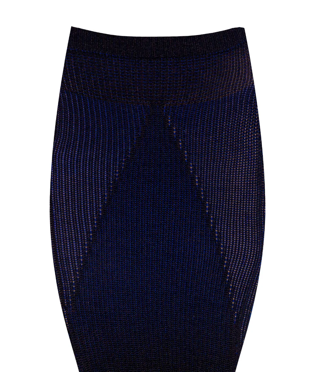 Șosete cu degete KNITIDO Asymmetric Compression TS - Negru / Albastru [6]