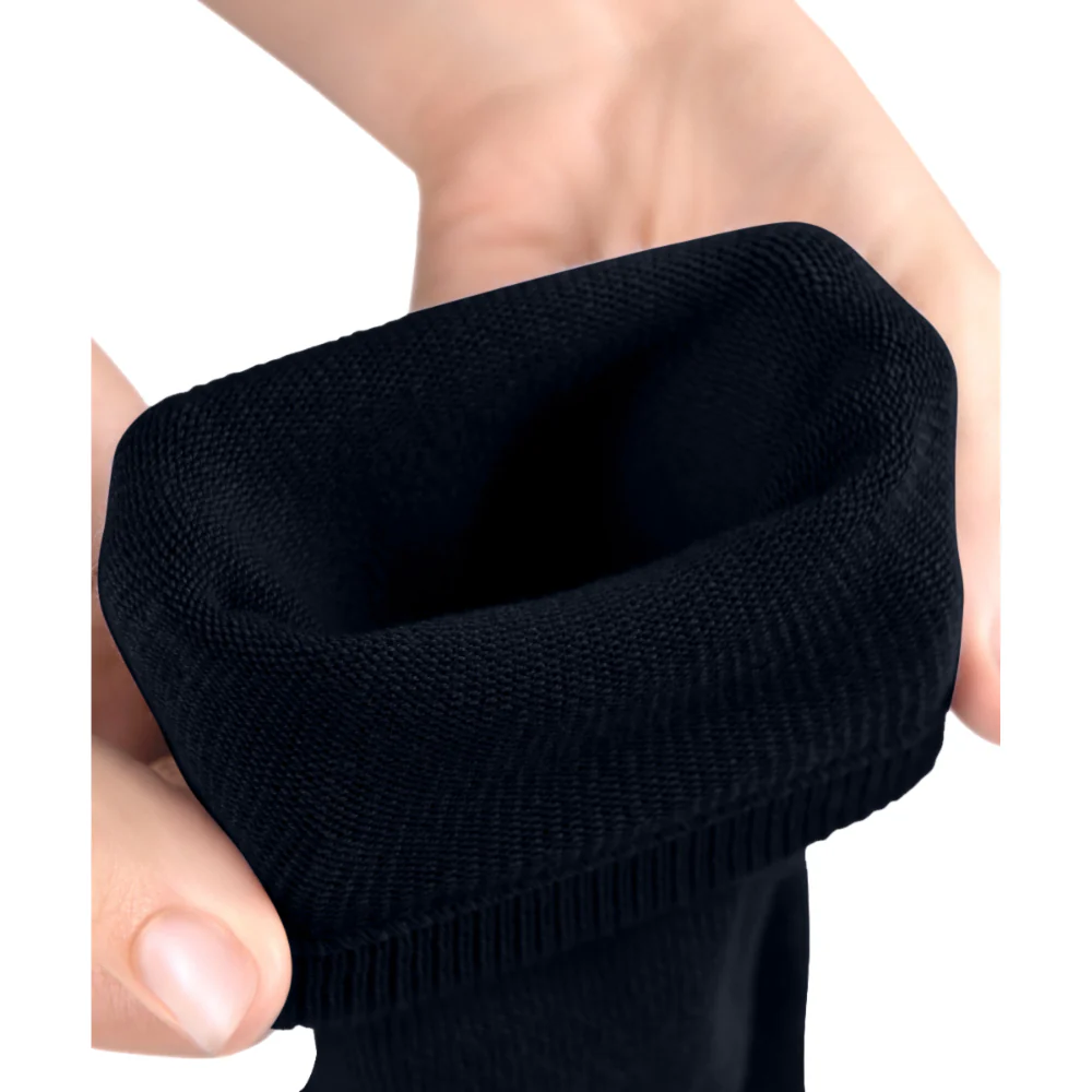 Șosete cu degete KNITIDO Dr. Foot Silver Protect Medii - Negru [3]