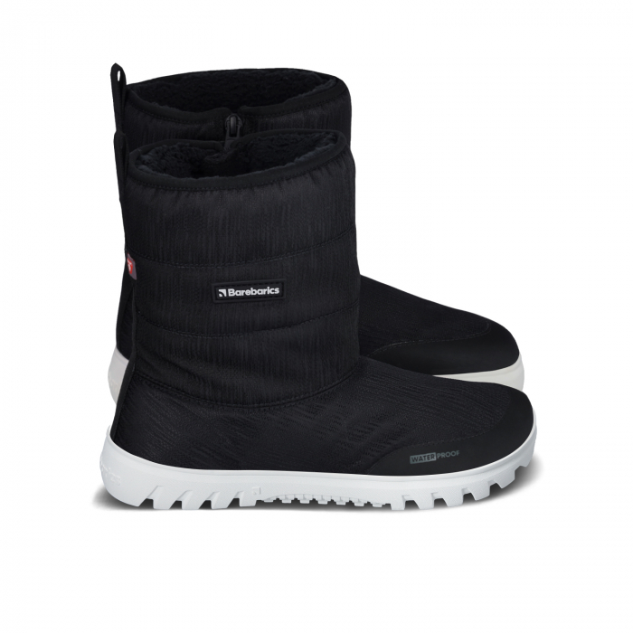 Ghete barefoot iarnă BAREBARICS PolarStride - Negru [3]
